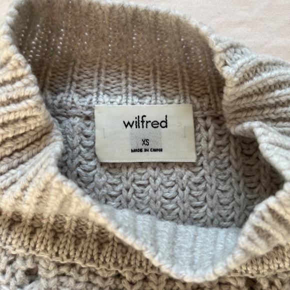 Aritzia Wilfred⎜GOULAINE SWEATER⎜HEATHER BIRCH - Picture 10 of 13